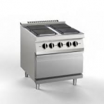 NECE94C cucina silko elettrica 4 piastre con cassettone 800x900x900